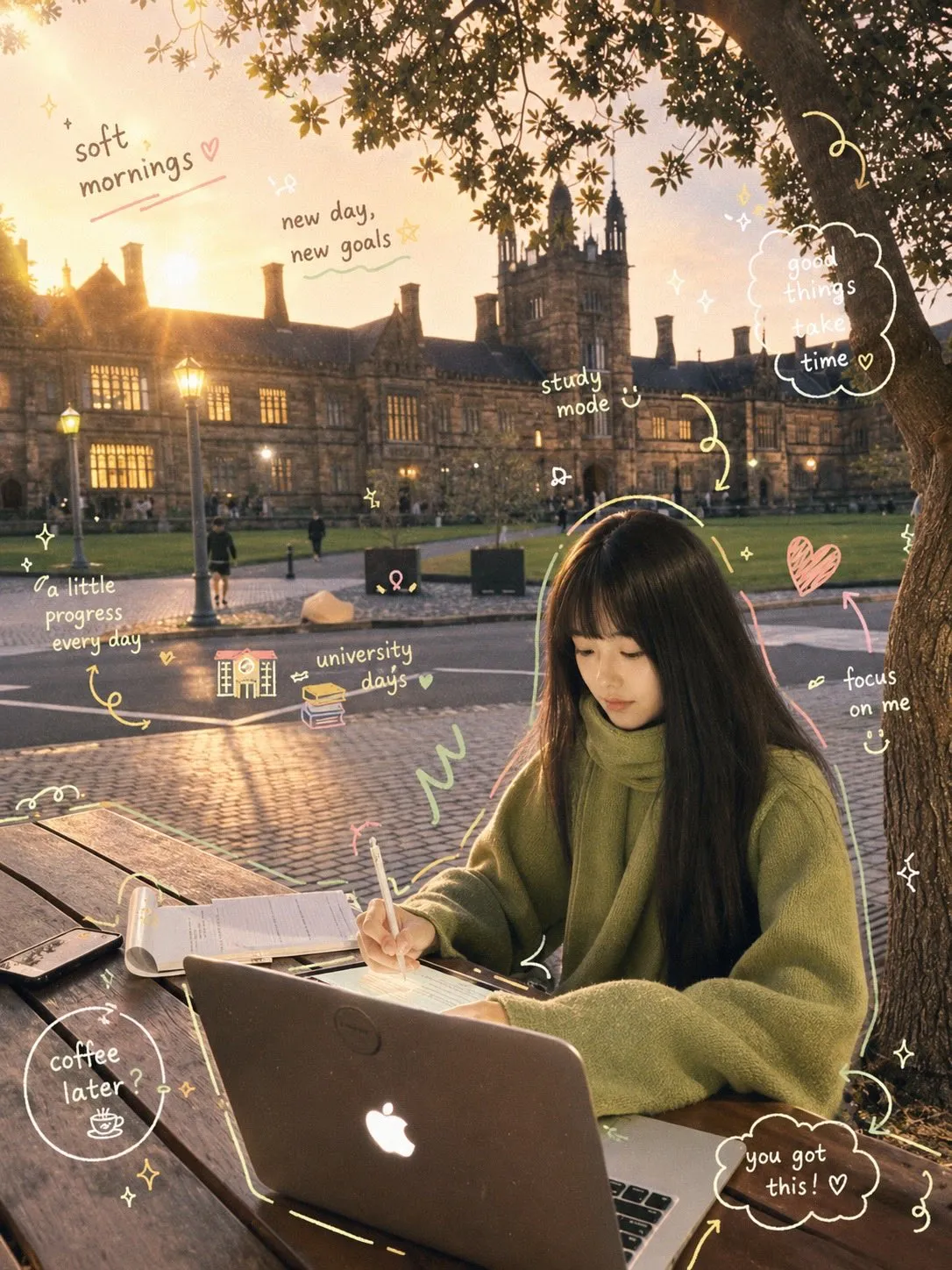 如何用AI生成梦幻金色时光学习美学肖像