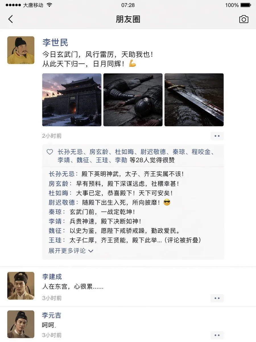 用AI生成玄武门之变朋友圈：历史场景创意绘画SOP