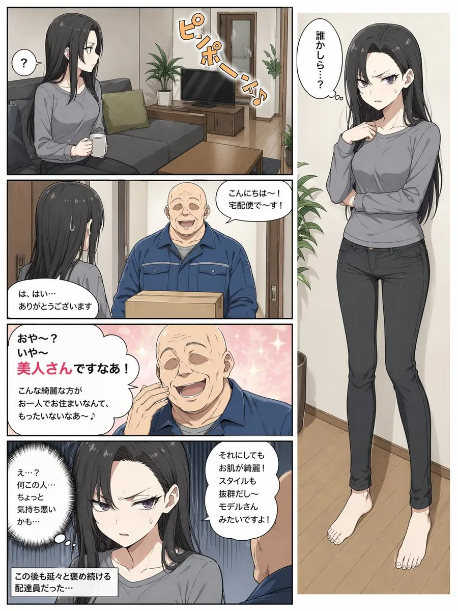 如何用AI生成悬念漫画《送货员》页面：从JSON到画面