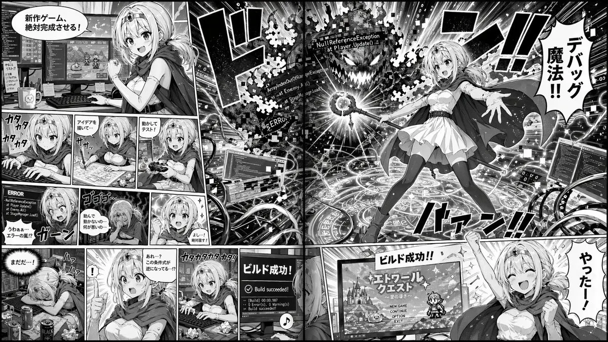 如何用AI绘制奇幻法师游戏开发漫画：从分镜到画面完整SOP