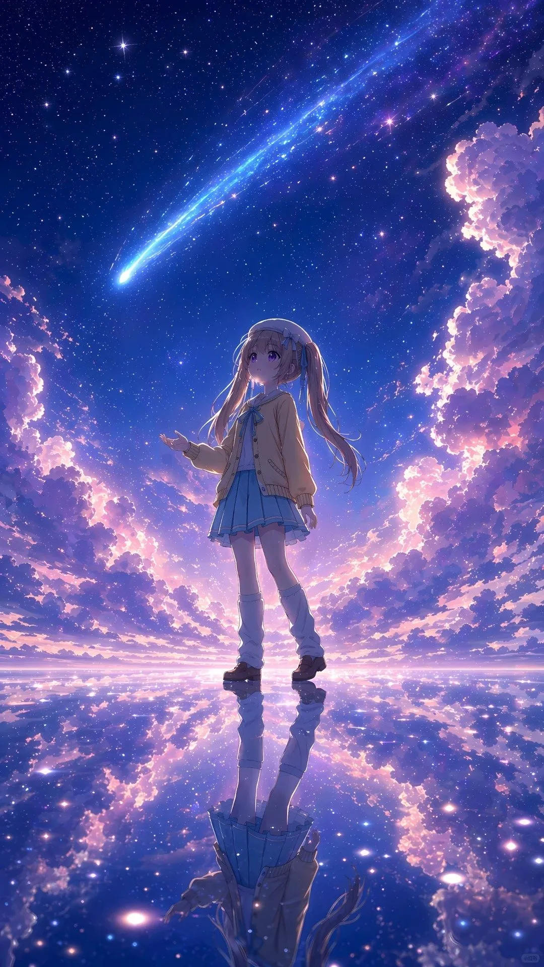 日系唯美奇幻插画SOP：用AI复刻如梦似幻的流星之镜