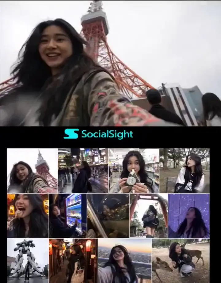 AI旅行Vlog摄影师：如何用一句话生成日系街头感九宫格大片